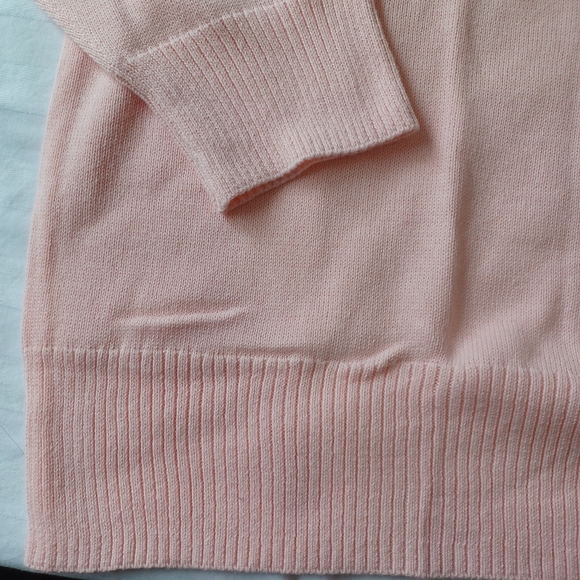 NWT Old Navy Women's 2x Light Pink Sweater with Ribbed Mock Turtle Neck - Picture 2 of 9